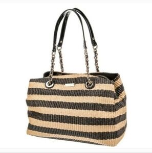 RARE HTF VINTAGE KATE SPADE NEW YORK Raffia Shoulder Bag